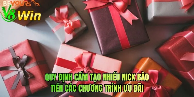 Quy định cấm tạo nhiều nick bào tiền các chương trình ưu đãi